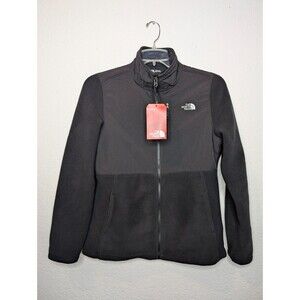 North Face Womens Highest Peak Fleece Jacket Blk Sz M NWT Full Zip Outdoors